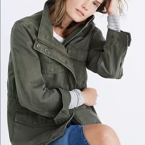 Madewell Surplus Jacket in Dusty Olive